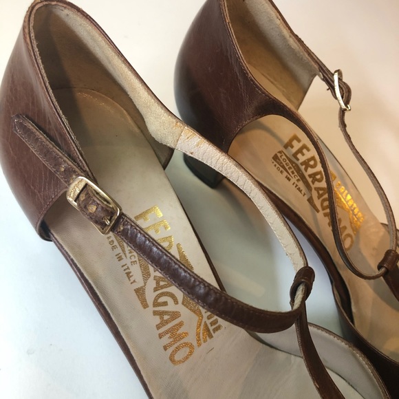 Ferragamo T-strap Mary Janes - Picture 2 of 6